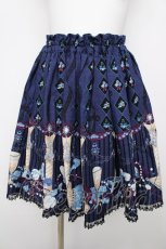画像1: metamorphose / Masquerade Ladyミニスカート  紺 Y-26-08-07-195-ME-SK-SZ-ZY (1)