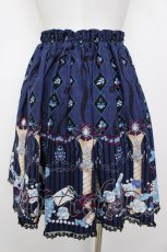 画像2: metamorphose / Masquerade Ladyミニスカート  紺 Y-26-08-07-195-ME-SK-SZ-ZY (2)