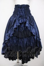 画像1: ATELIER PIERROT / Fairy Lace Corset Skirt 3 ネイビー Y-26-08-07-197-EL-SK-SZ-ZY (1)