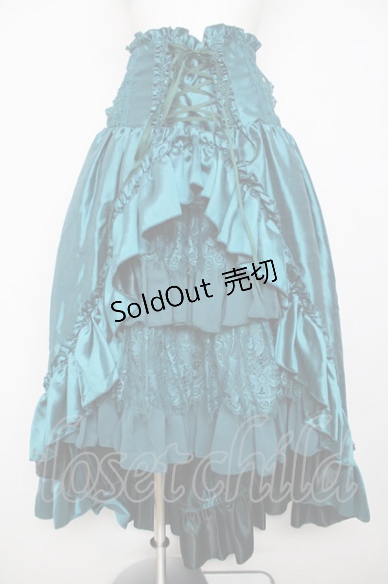 画像1: ATELIER PIERROT / Fairy Lace Corset Skirt 3 グリーン Y-26-08-07-198-EL-SK-SZ-ZY (1)