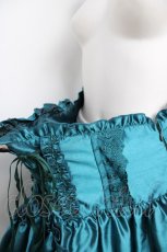 画像3: ATELIER PIERROT / Fairy Lace Corset Skirt 3 グリーン Y-26-08-07-198-EL-SK-SZ-ZY (3)