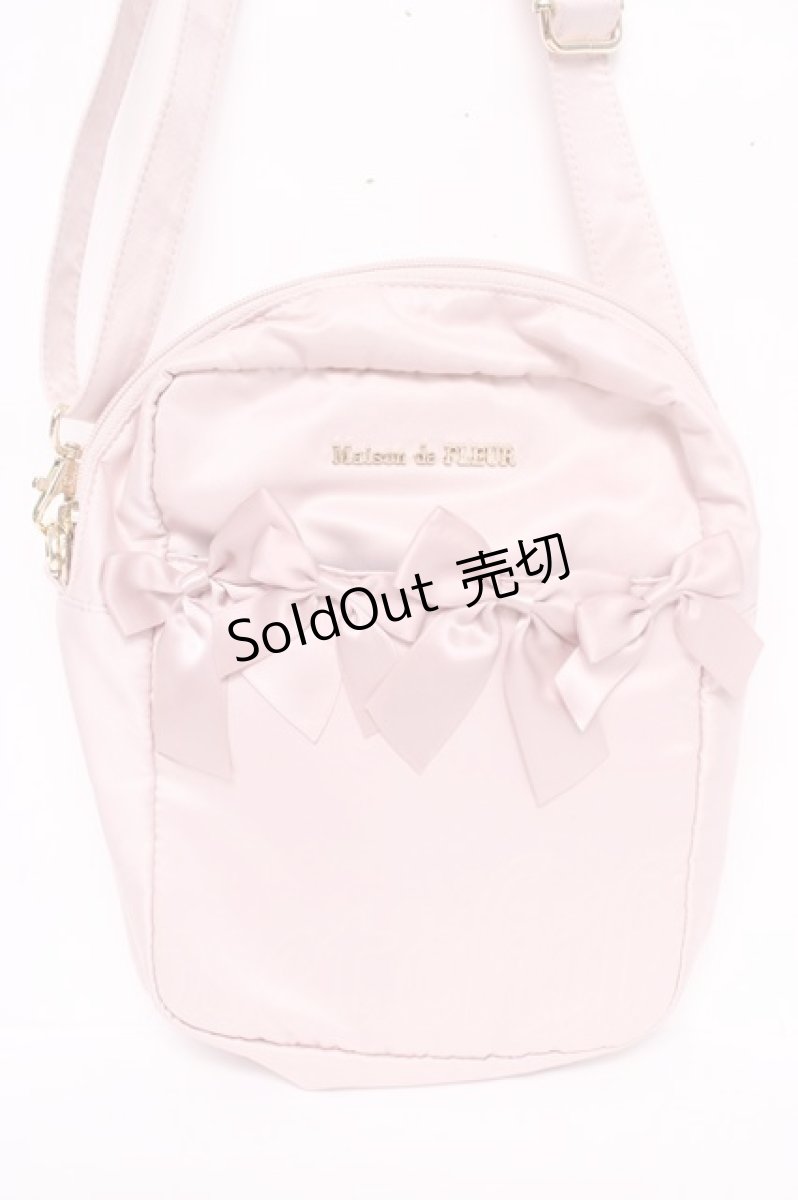画像1: Maison de FLEUR / 東京ソラマチ限定 クリアポケットリボンショルダー F ピンク Y-26-08-07-023-LO-BG-SZ-ZY (1)
