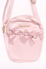 画像1: Maison de FLEUR / 東京ソラマチ限定 クリアポケットリボンショルダー F ピンク Y-26-08-07-023-LO-BG-SZ-ZY (1)