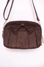 画像1: m petit by misako / AMリボンショルダーウォレットSLD  茶 Y-26-08-07-030-LO-BG-SZ-ZY (1)