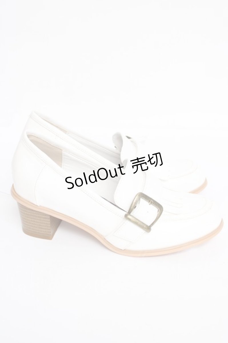 画像4: axes femme / 2Wayヒールローファー L シロ Y-26-08-08-026-AX-SH-SZ-ZY (4)