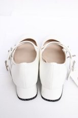 画像3: axes femme POETIQUE / ビジューバックルパンプス L 白 Y-26-08-08-028-AX-SH-SZ-ZY (3)