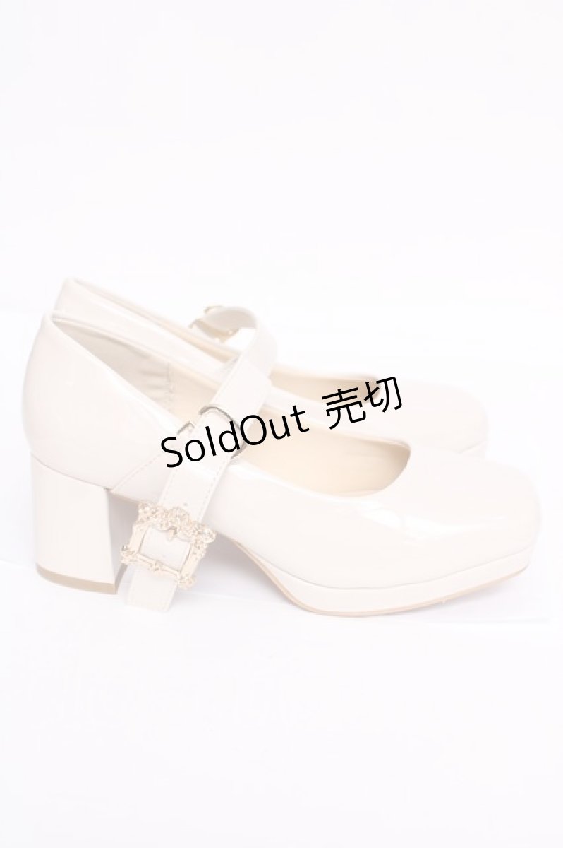 画像4: axes femme / アンティークバックルパンプス L 生成り Y-26-08-08-036-AX-SH-SZ-ZY (4)