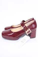 画像2: axes femme / アンティークバックルパンプス L 赤 Y-26-08-08-037-AX-SH-SZ-ZY (2)