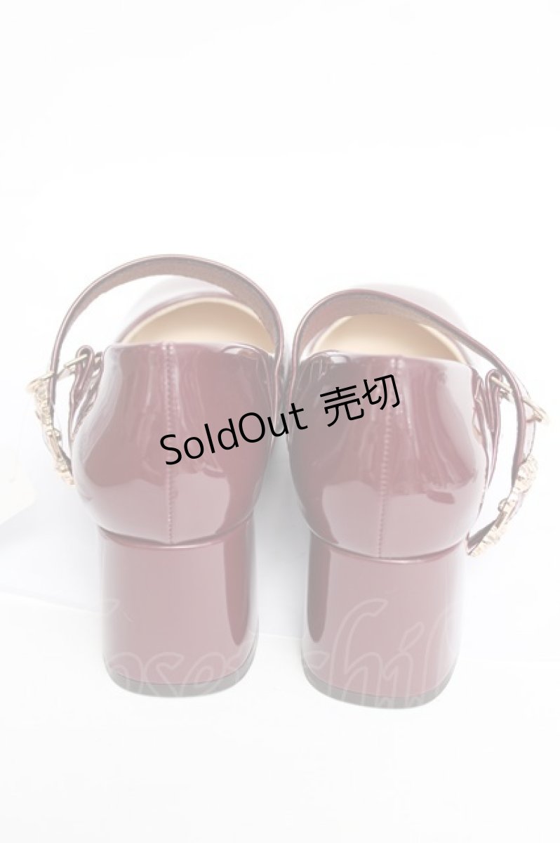 画像3: axes femme / アンティークバックルパンプス L 赤 Y-26-08-08-037-AX-SH-SZ-ZY (3)