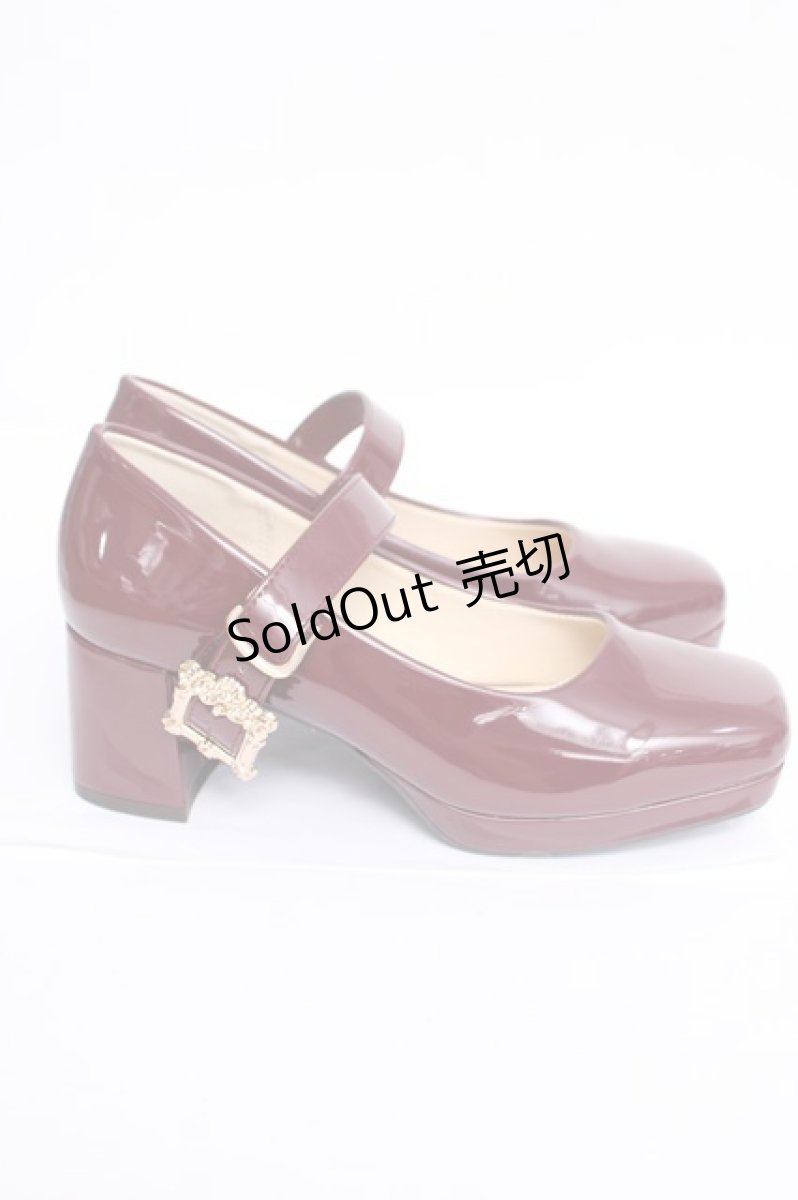 画像4: axes femme / アンティークバックルパンプス L 赤 Y-26-08-08-037-AX-SH-SZ-ZY (4)