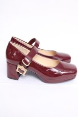 画像4: axes femme / アンティークバックルパンプス L 赤 Y-26-08-08-037-AX-SH-SZ-ZY (4)