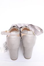 画像3: axes femme / レースアップチュールサンダル L グレー Y-26-08-08-004-AX-SH-SZ-ZY (3)