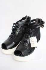 画像1: axes femme POETIQUE / レースアップブーサン L 黒 Y-26-08-08-051-AX-SH-SZ-ZY (1)