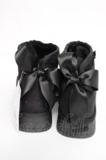 画像3: axes femme / バックリボン厚底ムートン L 黒 Y-26-08-08-055-AX-SH-SZ-ZY (3)