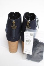 画像3: axes femme / レースアップブーサン L 紺 Y-26-08-08-059-AX-SH-SZ-ZY (3)