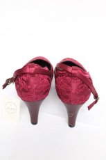 画像3: axes femme / レーススカラPTパンプス L ワイン Y-26-08-08-008-AX-SH-SZ-ZY (3)
