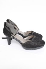 画像4: axes femme / レーススカラPTパンプス L 黒 Y-26-08-08-009-AX-SH-SZ-ZY (4)