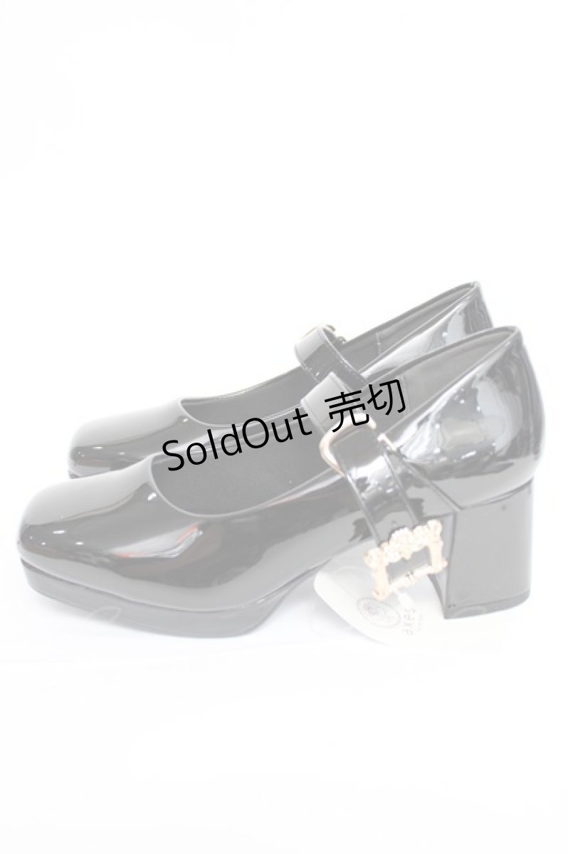 画像2: axes femme / アンティークバックルパンプス L 黒 Y-26-08-08-010-AX-SH-SZ-ZY (2)