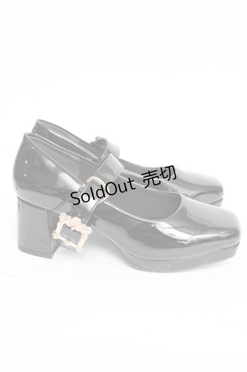 画像4: axes femme / アンティークバックルパンプス L 黒 Y-26-08-08-010-AX-SH-SZ-ZY (4)