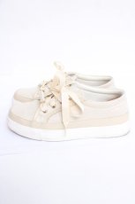 画像2: axes femme / ローカットリボンスニーカー L 生成り Y-26-08-08-015-AX-SH-SZ-ZY (2)