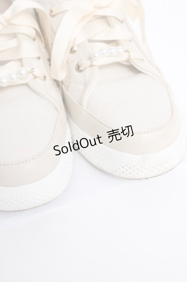 画像5: axes femme / ローカットリボンスニーカー L 生成り Y-26-08-08-015-AX-SH-SZ-ZY (5)