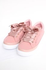 画像1: axes femme / レースアップスニーカー L ピンク Y-26-08-08-017-AX-SH-SZ-ZY (1)