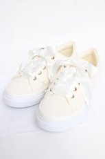 画像1: axes femme / レースアップスニーカー L 白 Y-26-08-08-018-AX-SH-SZ-ZY (1)