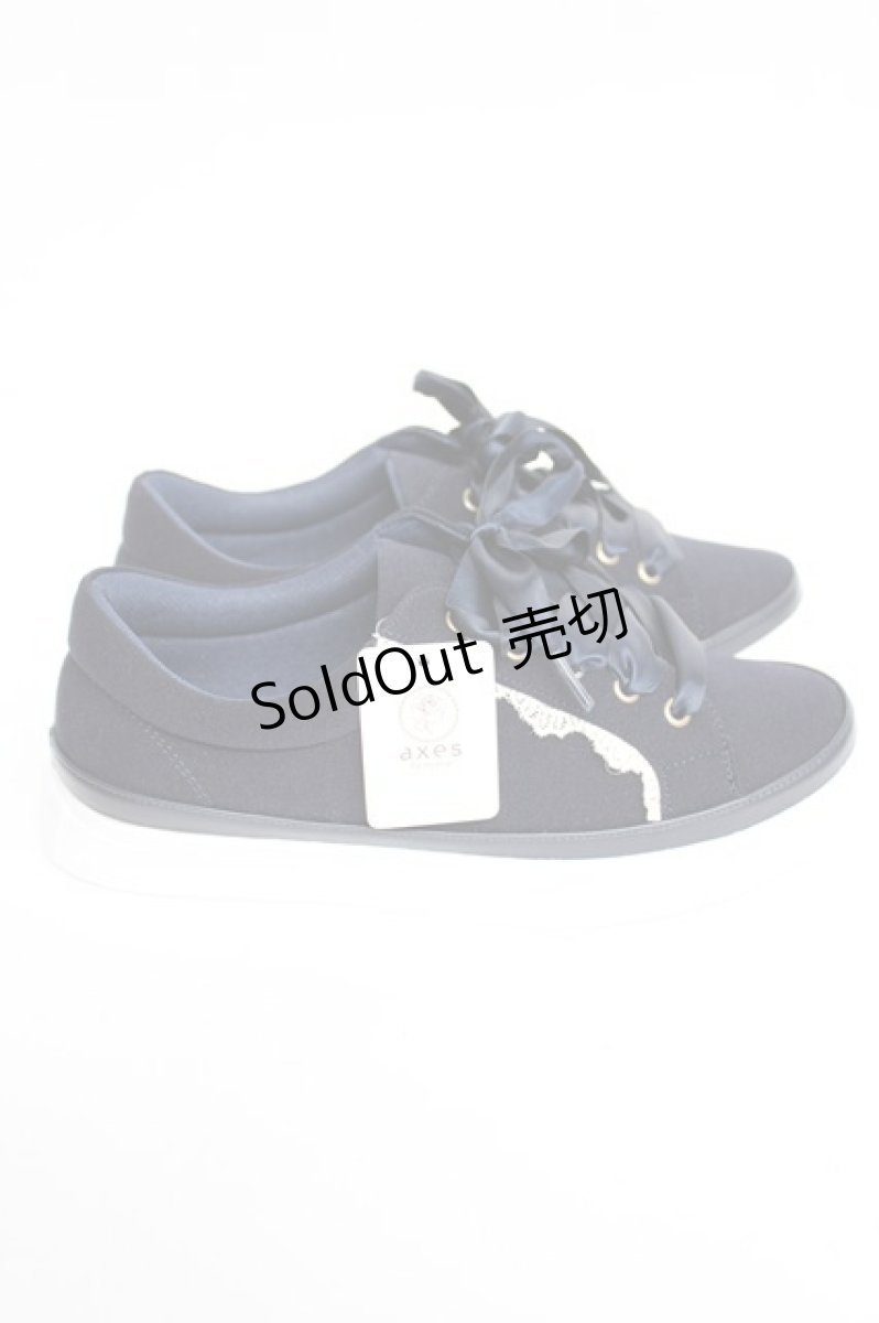画像4: axes femme / レースアップスニーカー L 紺 Y-26-08-08-020-AX-SH-SZ-ZY (4)