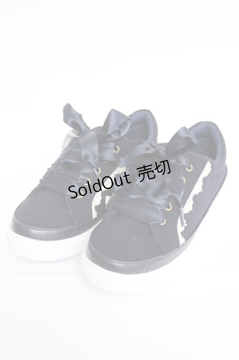 画像1: axes femme / レースアップスニーカー L 紺 Y-26-08-08-021-AX-SH-SZ-ZY (1)
