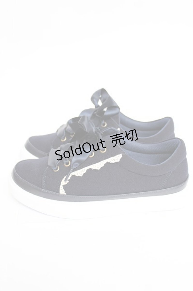 画像2: axes femme / レースアップスニーカー L 紺 Y-26-08-08-021-AX-SH-SZ-ZY (2)