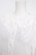 画像3: BABY,THE STARS SHINE BRIGHT / Sugar Rose Tea Timeブラウス  白 Y-26-08-09-039-BA-BL-SZ-ZY (3)