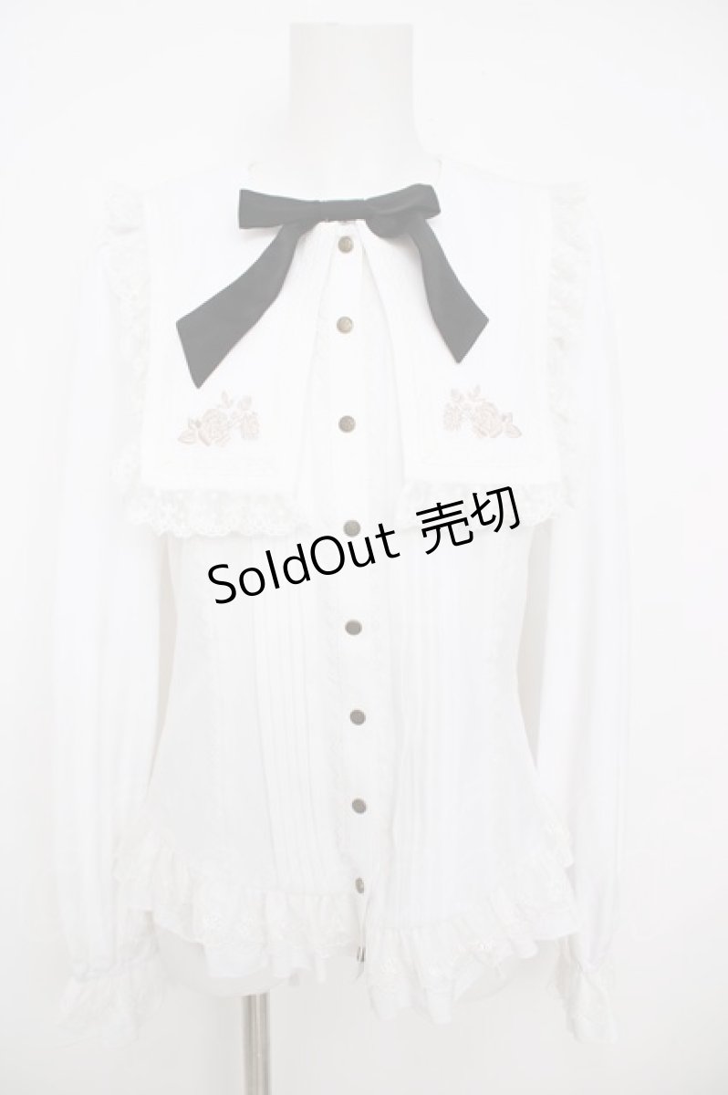 画像1: Hoshibako Works / Rozen Maiden x HoshibakoWorks　翠星石・蒼星石ブラウス S オフシロ Y-26-08-09-042-LO-BL-SZ-ZY (1)
