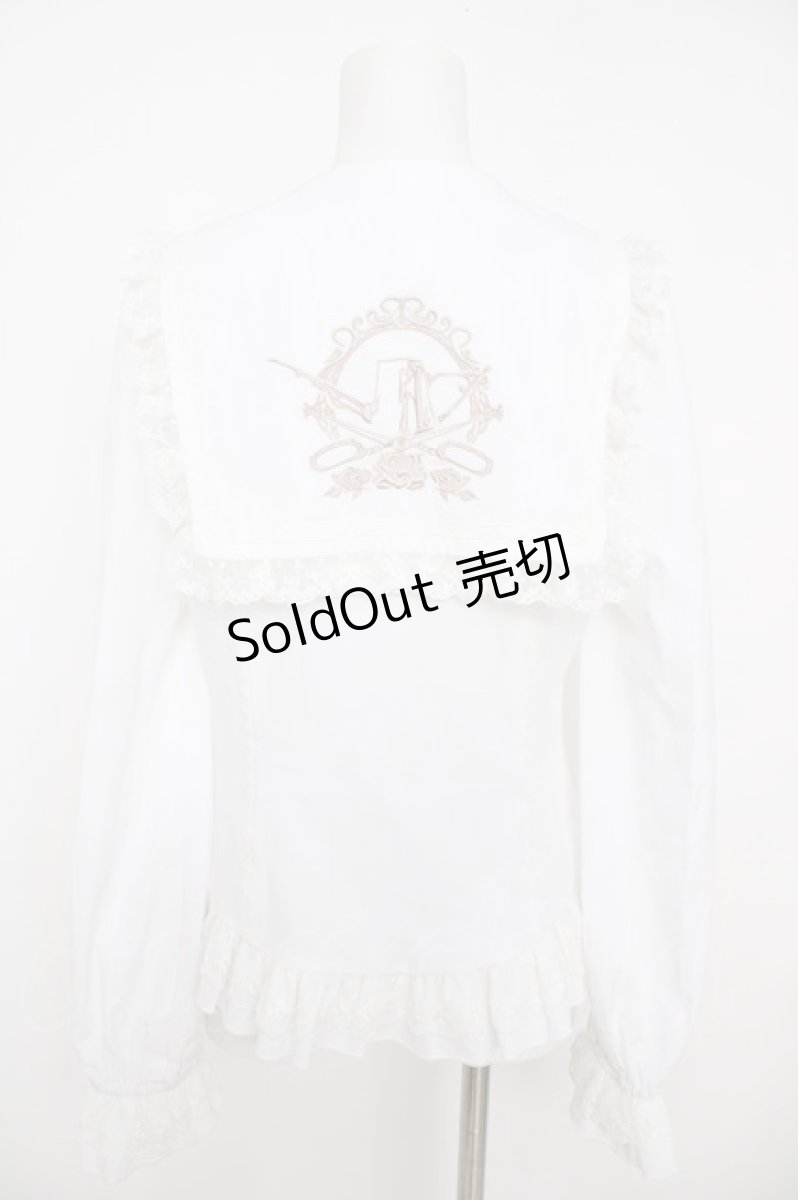 画像2: Hoshibako Works / Rozen Maiden x HoshibakoWorks　翠星石・蒼星石ブラウス S オフシロ Y-26-08-09-042-LO-BL-SZ-ZY (2)
