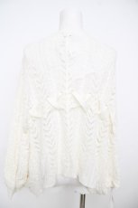 画像2: axes femme POETIQUE / レースアップカーデ M 生成り Y-26-08-09-051-AX-TO-SZ-ZY (2)
