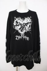画像1: DimMoire / Sickness ロンT F 黒 Y-26-08-09-053-PU-TO-SZ-ZY (1)