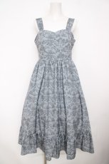 画像1: m petit by misako / MSKトワルドジュイジャンパースカート  グレー Y-26-08-09-064-LO-SK-SZ-ZY (1)