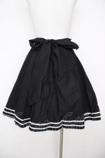 画像2: metamorphose / セーラーサーキュラースカート  黒 Y-26-08-09-070-ME-SK-SZ-ZY (2)