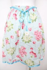 画像2: Shirley Temple / フラワーブーケ&チェリー柄スカート  サックス Y-26-08-09-071-ET-SK-SZ-ZY (2)