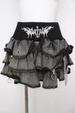 画像1: Grrr the Lipper / 悪魔NO! ジップスカート~朔~ F グレー Y-26-08-09-080-PU-SK-SZ-ZY (1)
