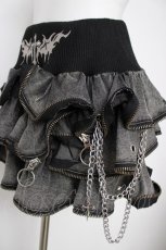 画像3: Grrr the Lipper / 悪魔NO! ジップスカート~朔~ F グレー Y-26-08-09-080-PU-SK-SZ-ZY (3)
