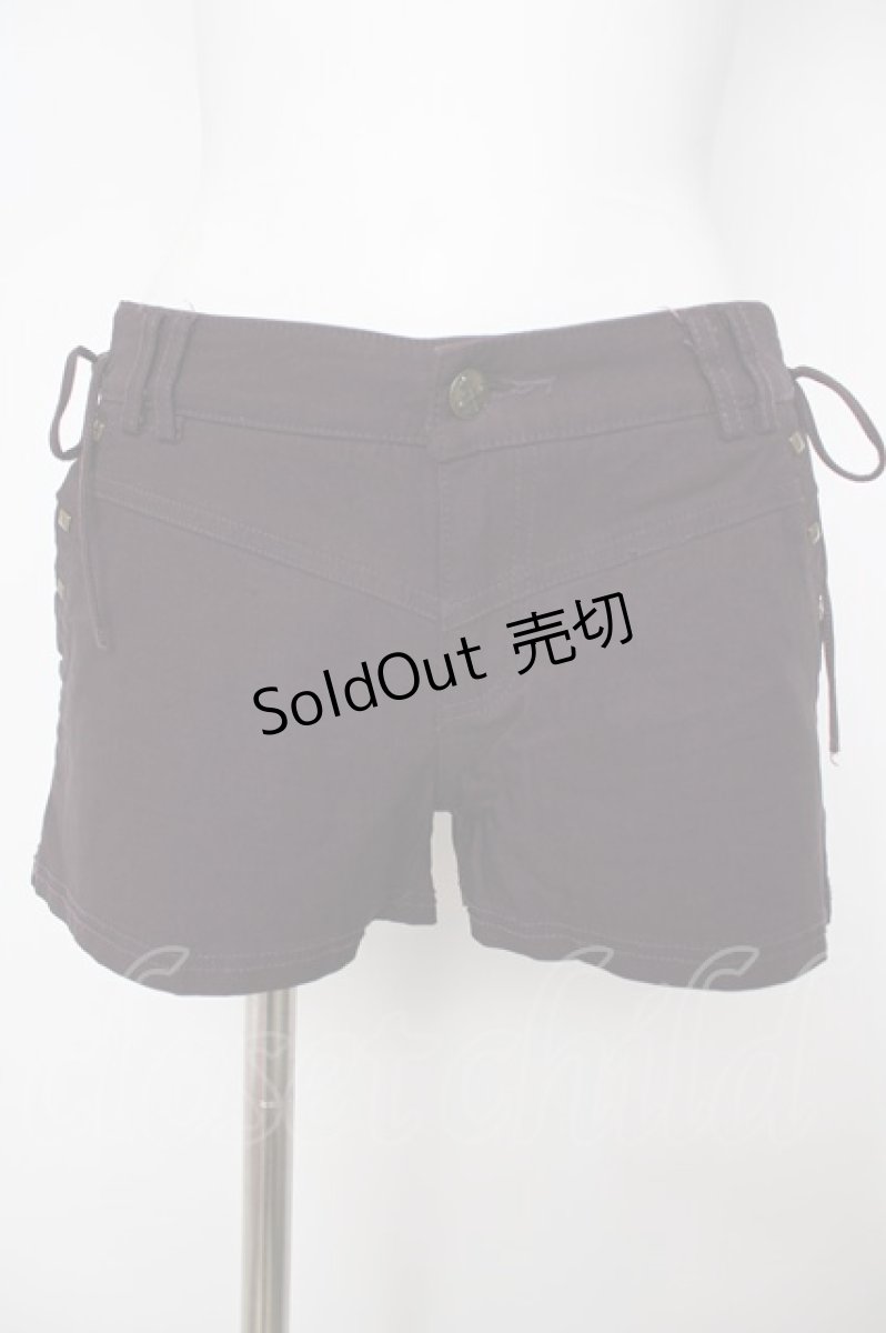 画像1: Ozz Croce / サイドレースアップショートパンツ  紫 Y-26-08-09-086-OO-PA-SZ-ZY (1)