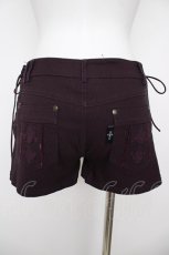 画像2: Ozz Croce / サイドレースアップショートパンツ  紫 Y-26-08-09-086-OO-PA-SZ-ZY (2)