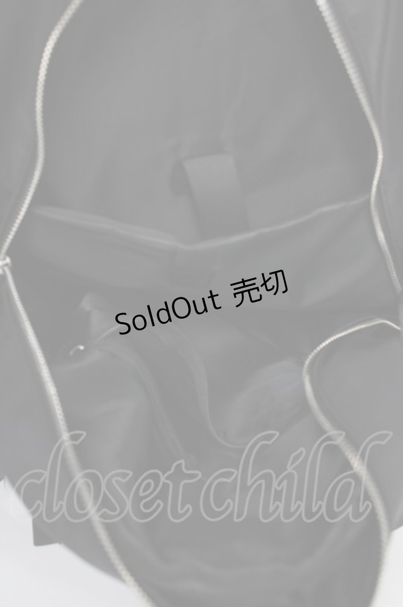 画像4: REFLEM / Ｄリングベルトフラップバックパック  黒 Y-26-08-09-032-PU-BG-SZ-ZY (4)