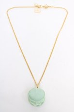 画像2: Q-pot. / ハワイ店限定Blue Hawaii Macaron ネックレス  サックス Y-26-08-09-005-QP-ZA-SZ-ZY (2)