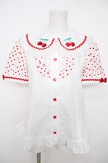 画像1: Angelic Pretty / Delicious Cherryブラウス F 赤 Y-26-08-09-038-AP-BL-SZ-ZY (1)