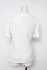 画像2: axes femme / 吸水速乾ローズリブプルオーバー F 白 Y-26-08-12-039-AX-TS-SZ-ZY (2)