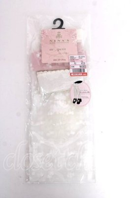 Preview of AMOVKNIドットシアーオーバーニーソックス 23-25cm 中白