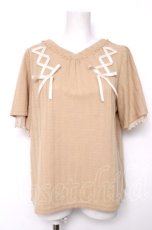 画像1: axes femme / レースアッププルオーバー F イエロー Y-26-08-12-051-AX-TO-SZ-ZY (1)