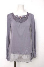 画像1: axes femme / ガーデンインナープルオーバー M ラベンダー Y-26-08-12-058-AX-TO-SZ-ZY (1)