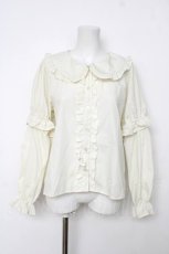 画像1: m petit by misako / 2WAYブラウス M 淡薄橙 Y-26-08-12-066-LO-BL-SZ-ZY (1)